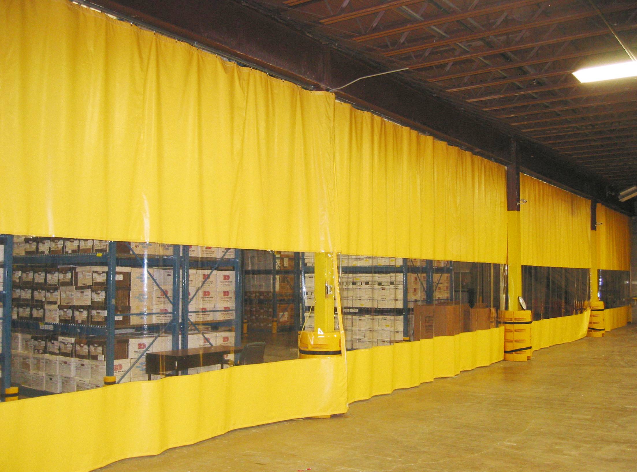 Industrial Curtain Wall Divider