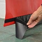 Curtain Floor Velcro Sweep