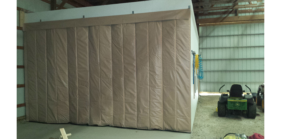 Garage Curtain Walls, Insulated Garage Divider Curtains