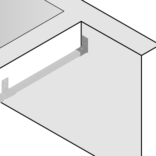 Wall Mount End Stop Illustration