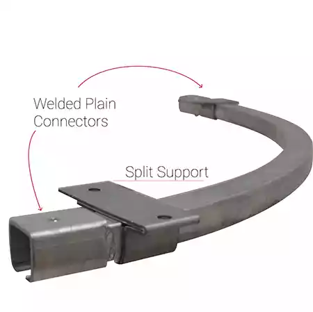 Track Ceiling Mount Curved